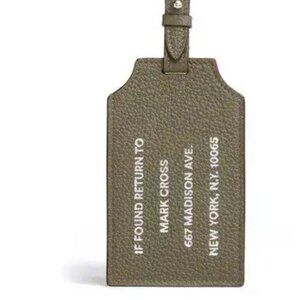 MARK CROSS  Carey Leather Luggage Tag